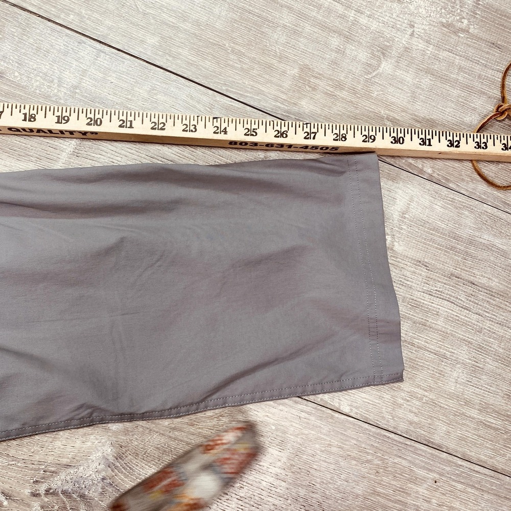 Orvis Pants Mens 34x29 Gray Hiking Water Repellent‎ Stretch Zip Media Pocket - Picture 11 of 13